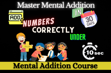 Mental Addition Course for Kids
