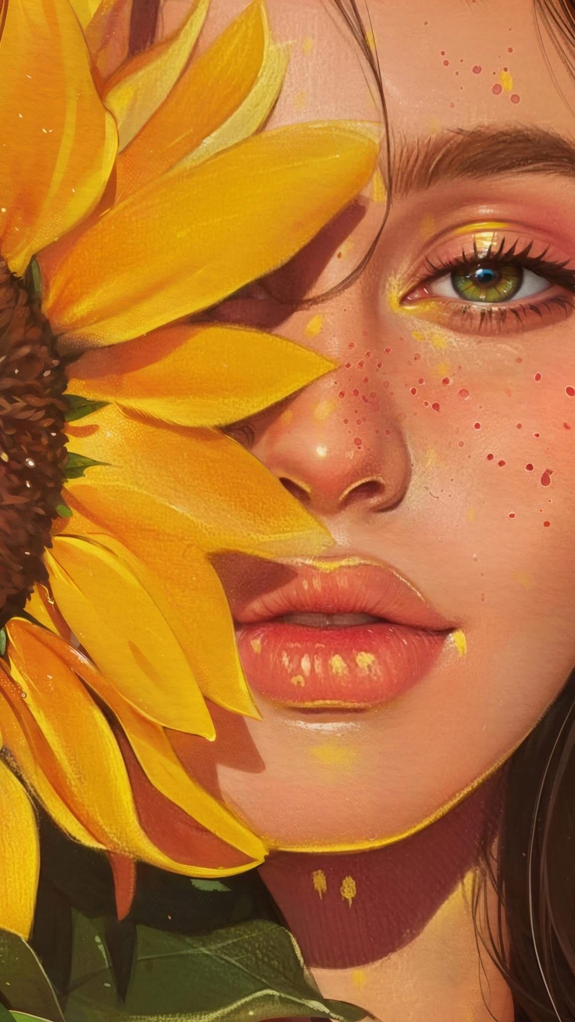 Oil pastel portrait course reference