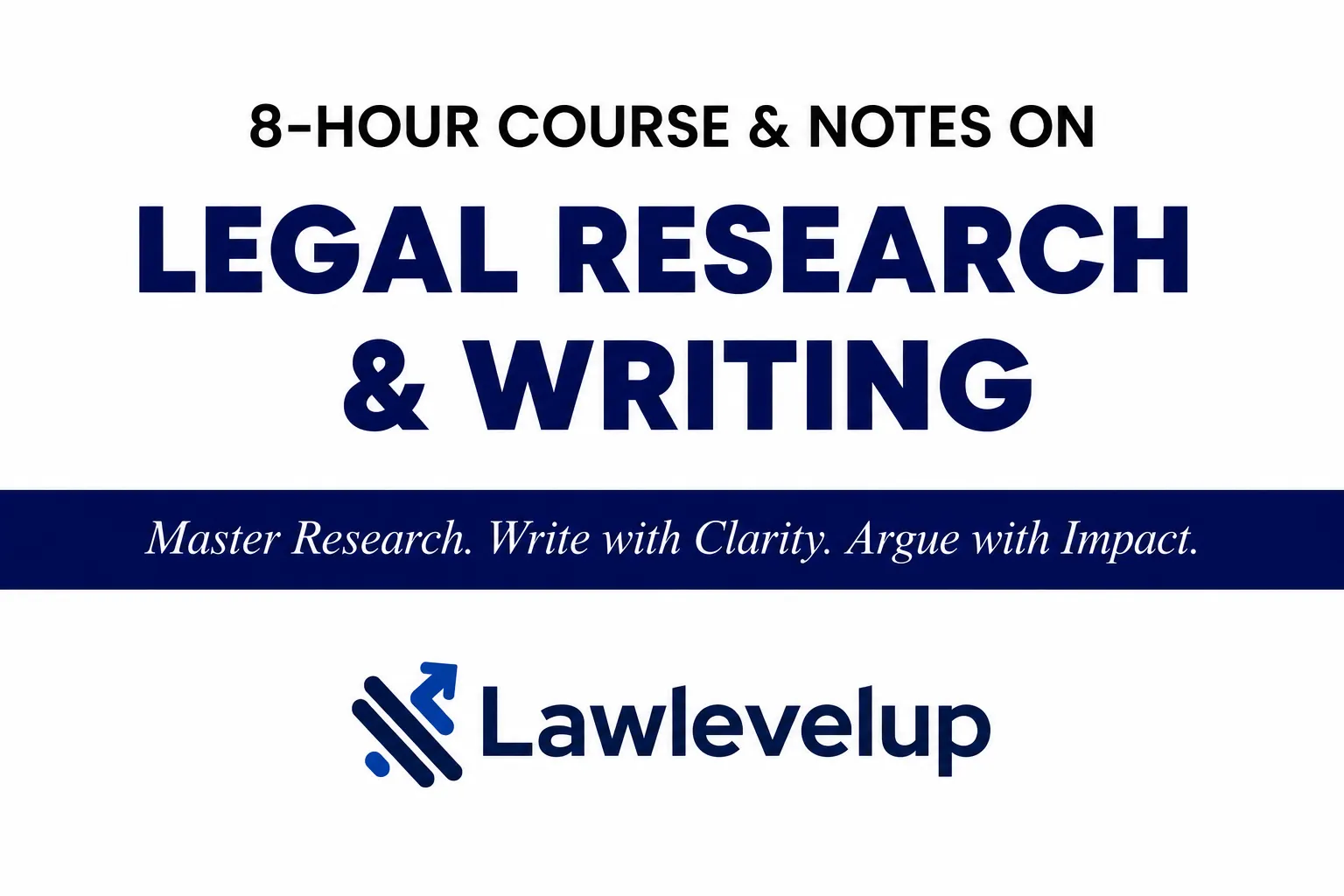 Certificate Course on Legal Research and Writing
