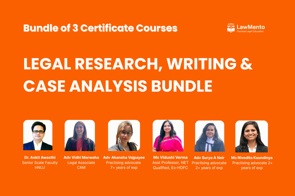 Legal Research Writing and Case Analysis Bundle