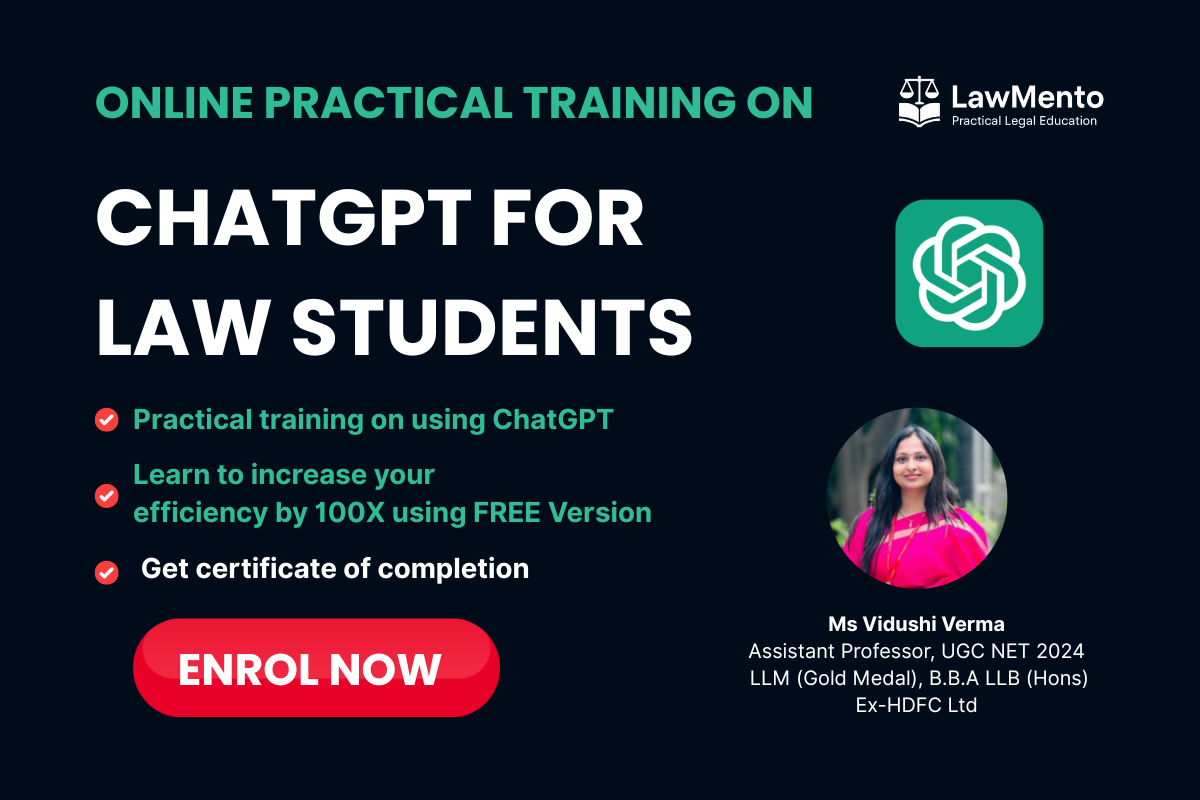 ChatGPT for Law Students Online Course