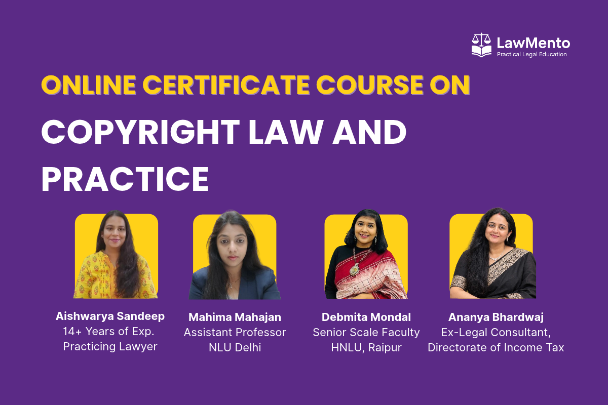 Online Certificate Course on Copyright Law and Practice