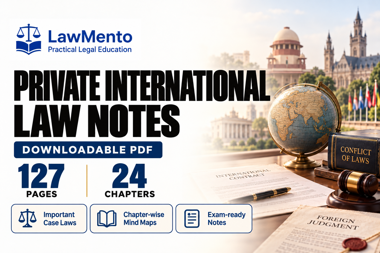 Private International Law downloadable PDF notes by LawMento