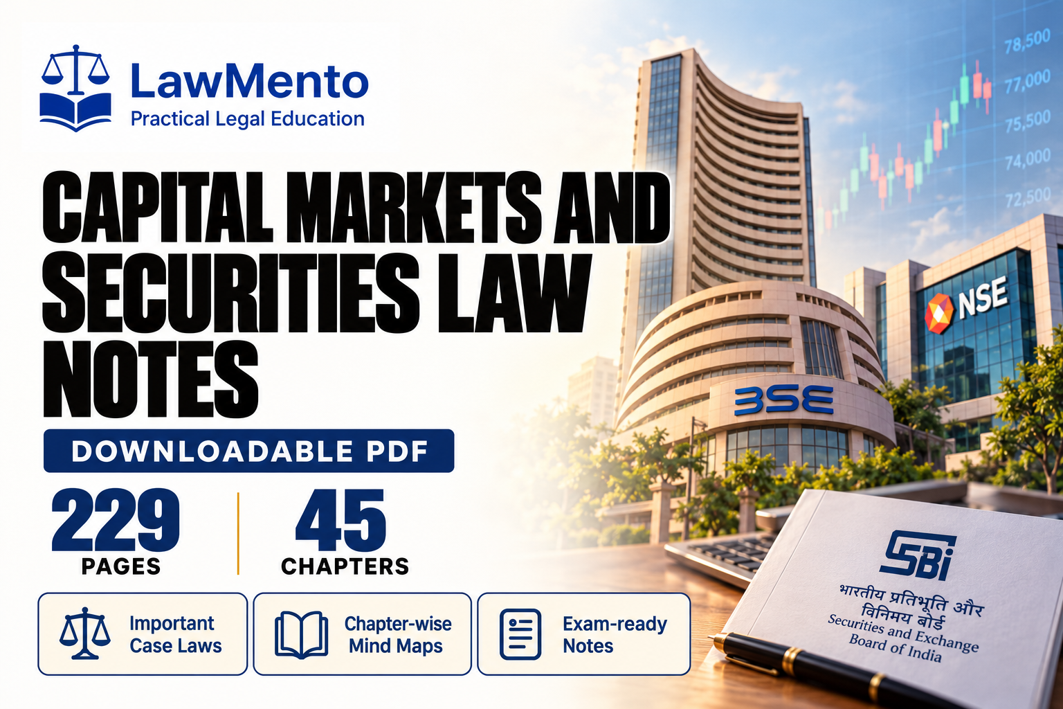 Capital Markets and Securities Law downloadable PDF notes by LawMento