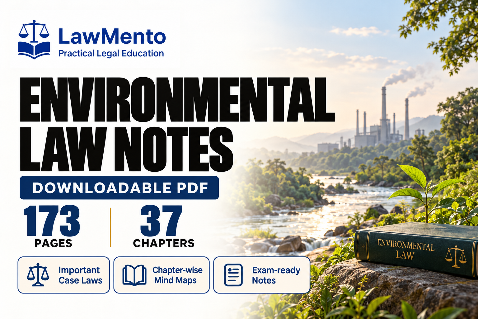 Environmental Law downloadable PDF notes by LawMento