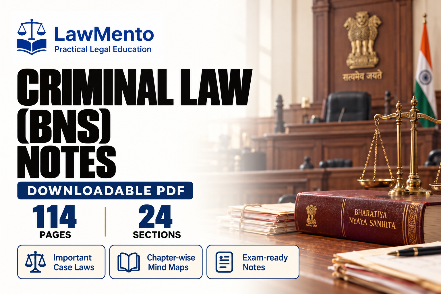 Criminal Law - Bharatiya Nyaya Sanhita (BNS) Notes
