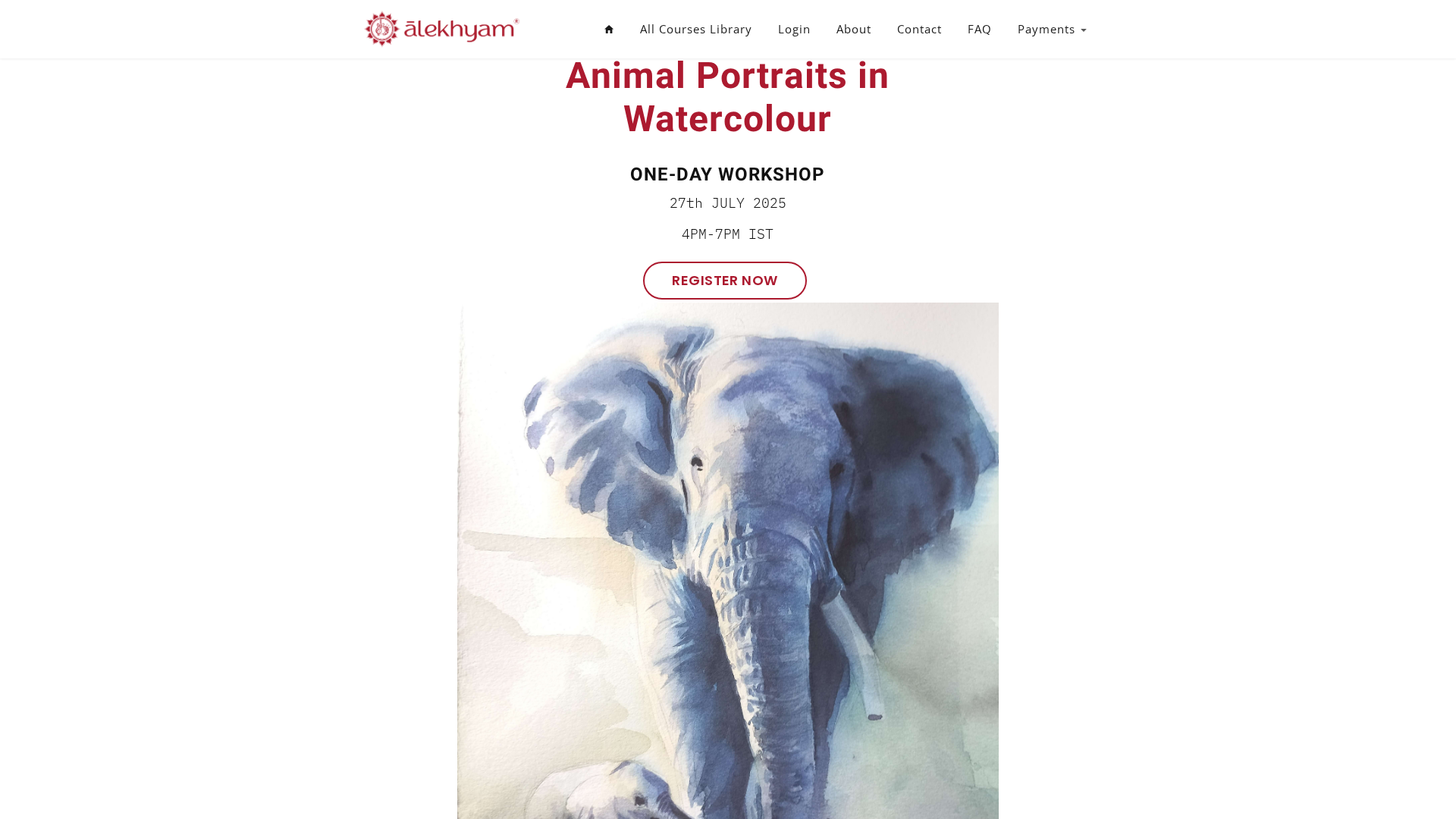 Animal Portraits in Watercolour artwork