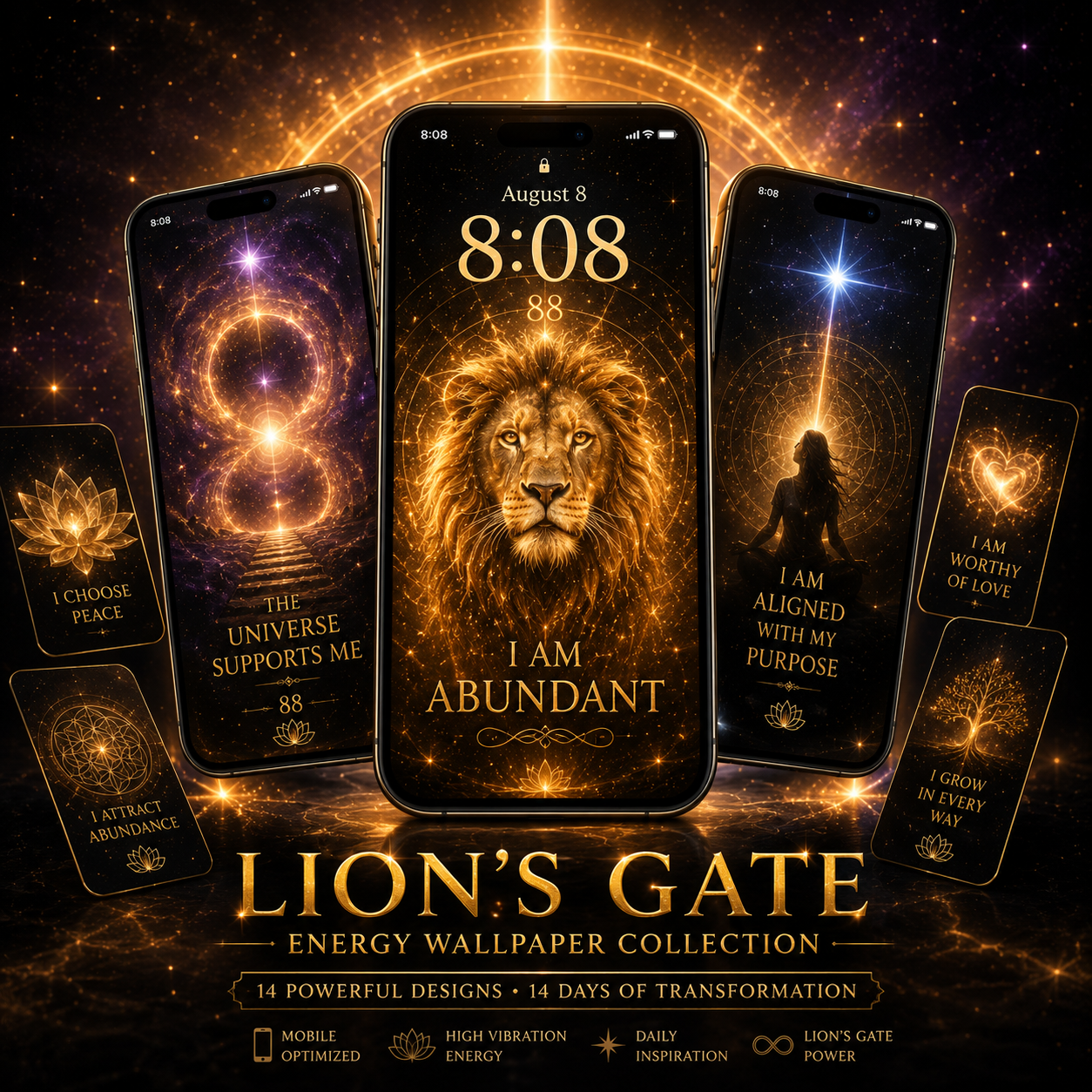 Lion's Gate Energy Wallpaper Collection