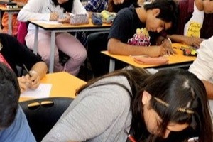 Students attending NID coaching at afdindia Kochi