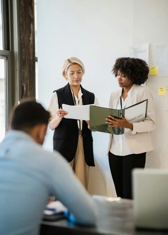 Business team working