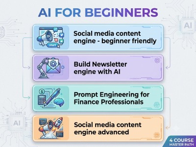 AI for Beginners 4 course master path bundle