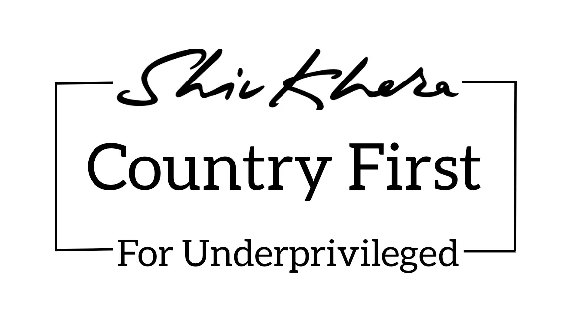 Country First for Underprivileged