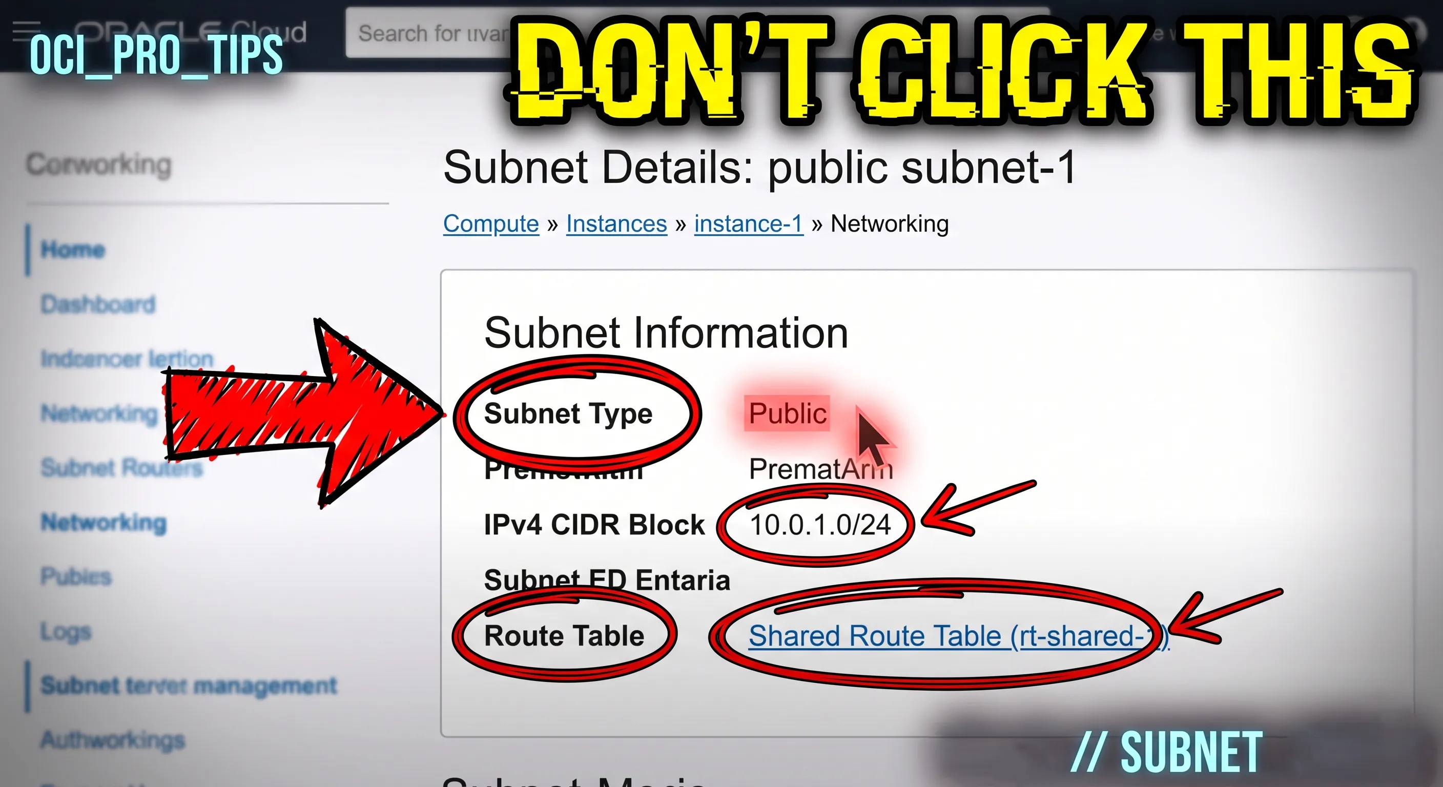 Subnet Decision Regret