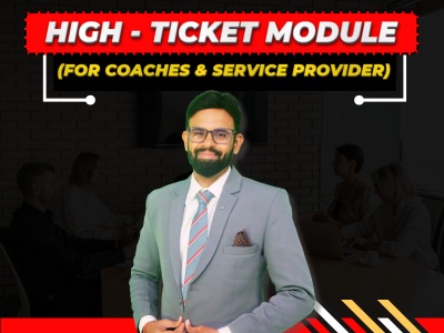 High-Ticket Module for Coaches & Service Providers course